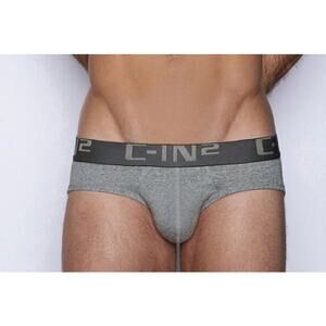 C-In2 Core Low Rise Brief Heather Grey Mens Small